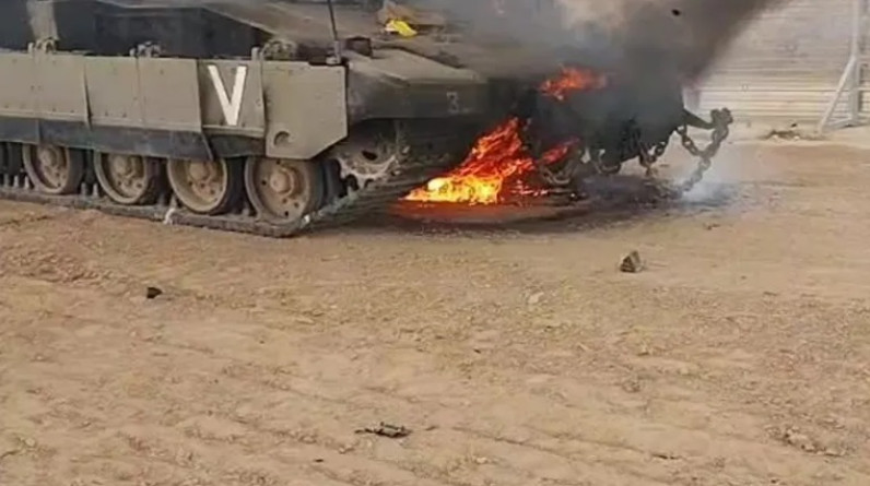 "القسام" تستهدف دبابتي ميركافا وتدك مقر قيادة العدو المتوغلة برفح بقذائف الهاون
